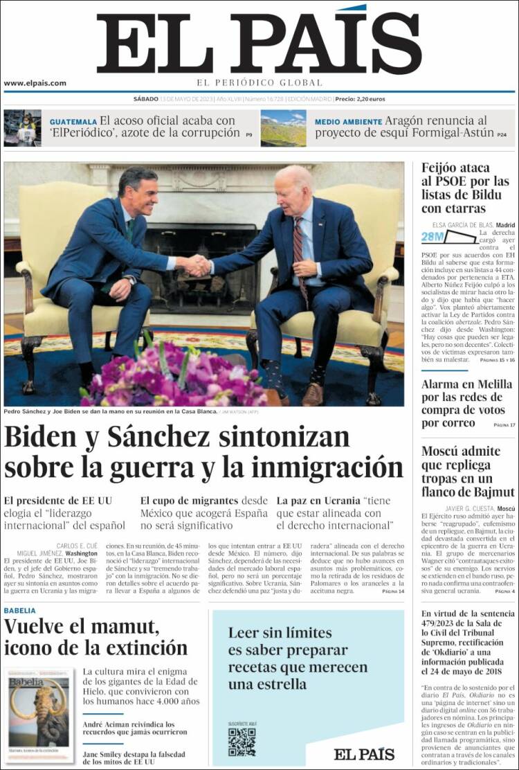 Portada El País