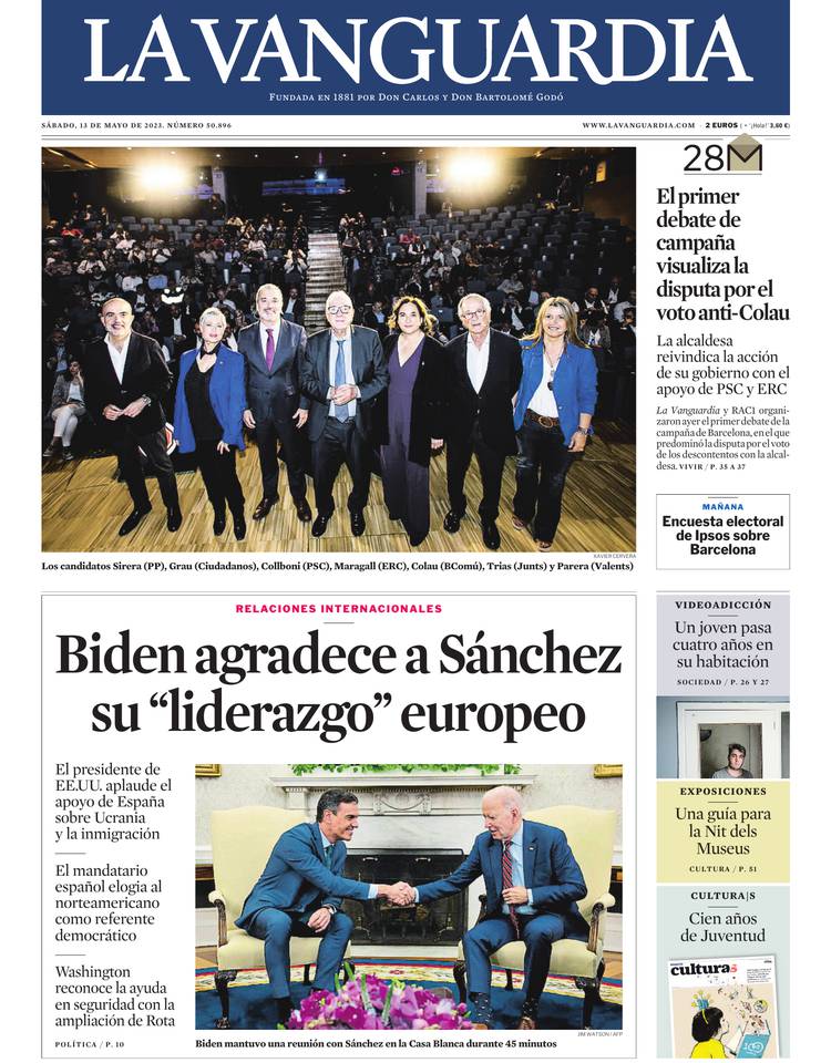 Portada La Vanguàrdia Portada La Vanguàrdia