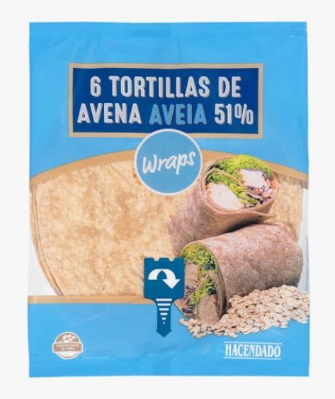 Tortillas de avena Tortillas de avena