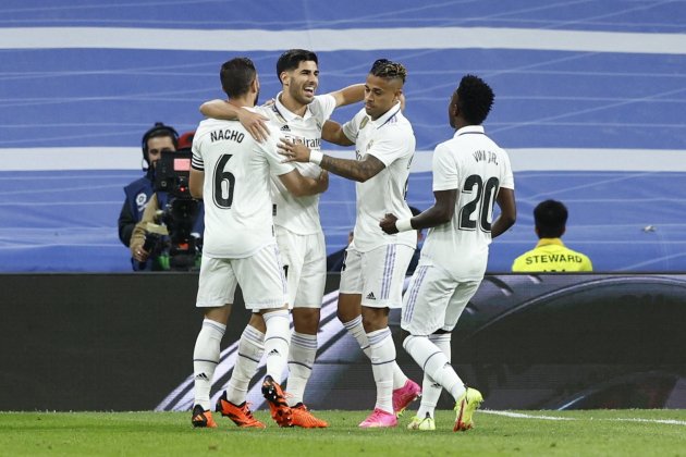Marco Asensio celebrando su gol ante el Getafe / Foto: EFE Marco Asensio celebrando su gol ante el Getafe / Foto: EFE