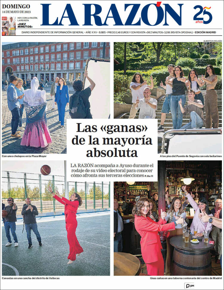 Portada La Razón Portada La Razón