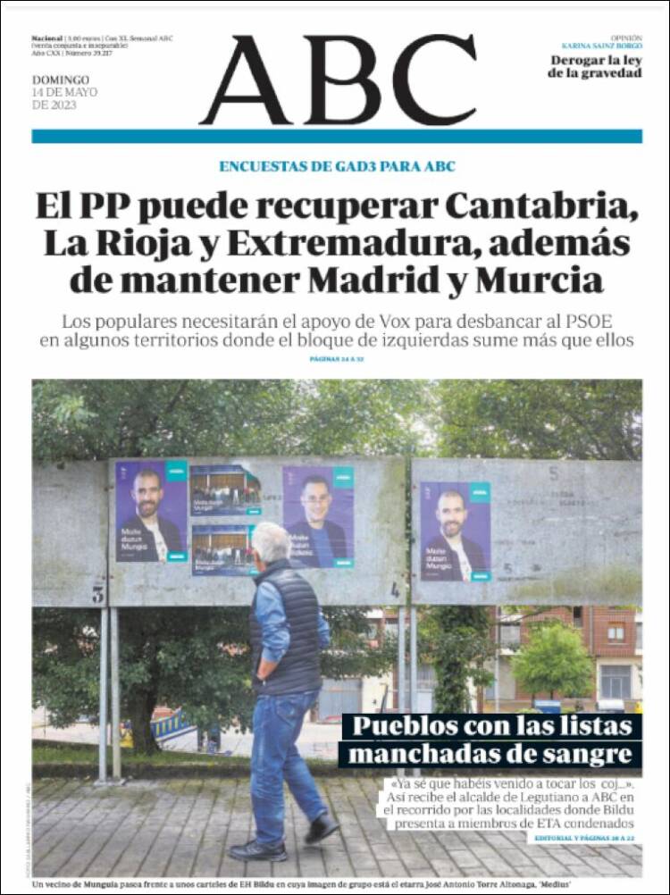 Portada ABC Portada ABC