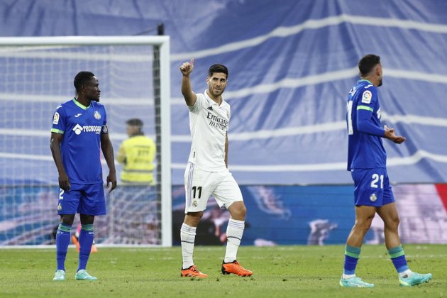 Marco Asensio celebración gol Real Madrid Getafe / Foto: EFE
