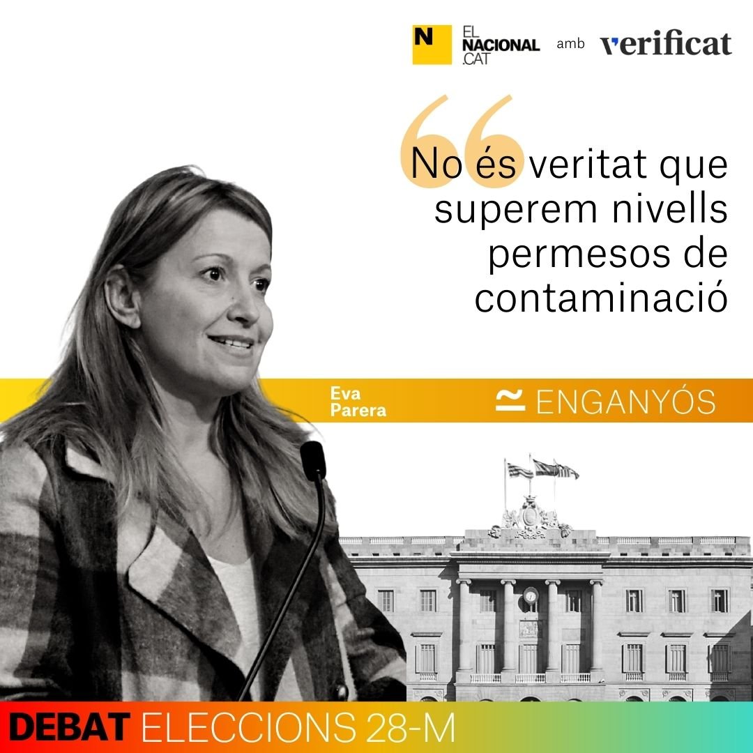 eva parera contaminacio debate barcelona 2023 verificado eva parera contaminacio debate barcelona 2023 verificado
