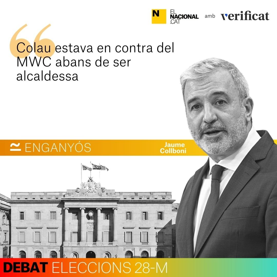 jaume collboni mobile world congress debate barcelona 2023 verificado jaume collboni mobile world congress debate barcelona 2023 verificado