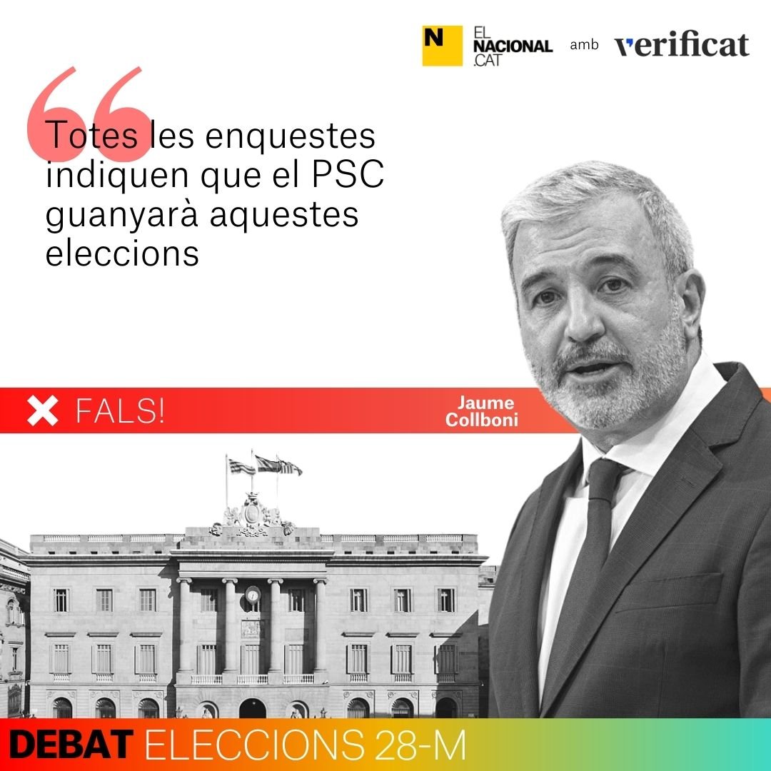 jaume collboni guanyar eleccins debat barcelona 2023 verificat