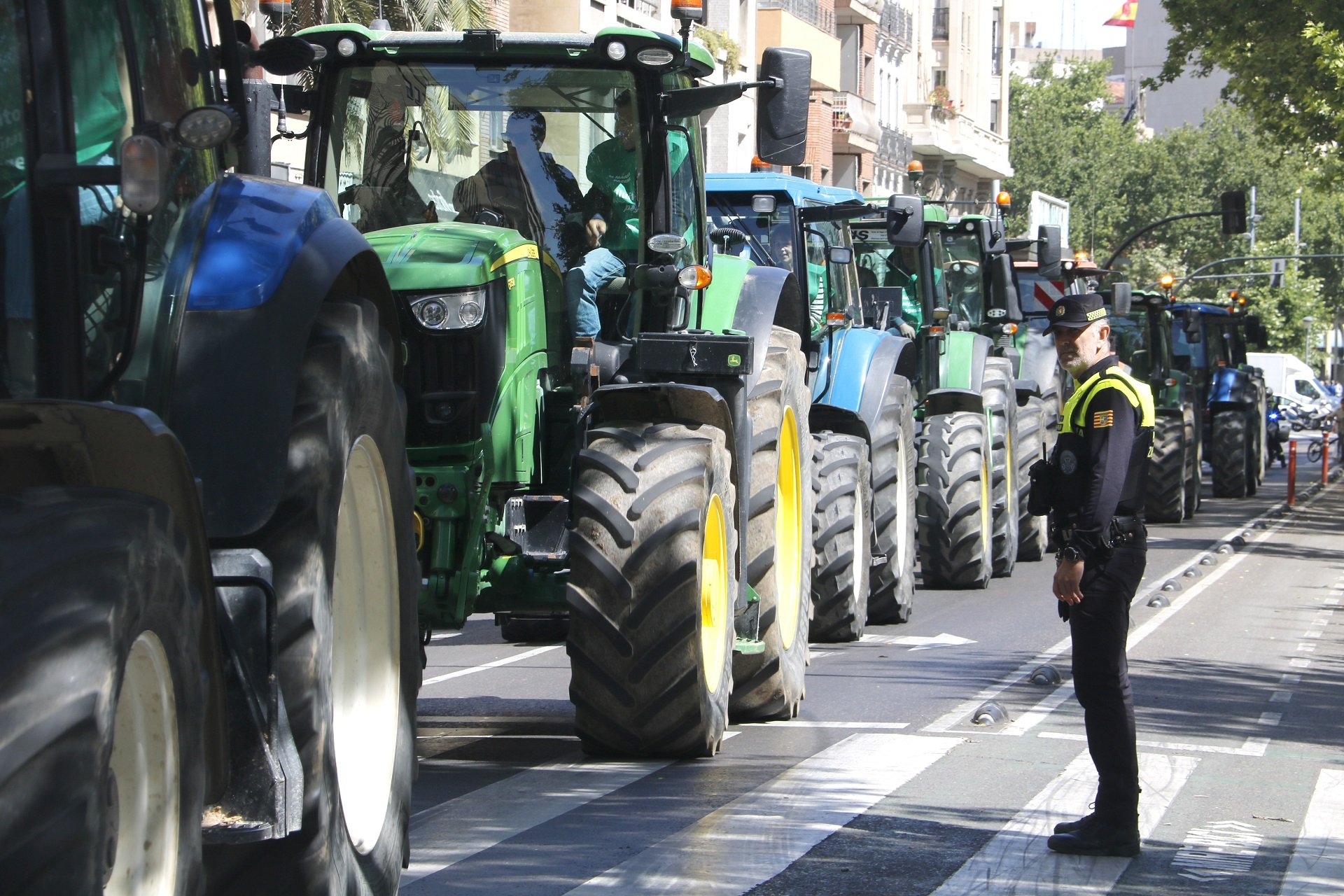 columna de tractors