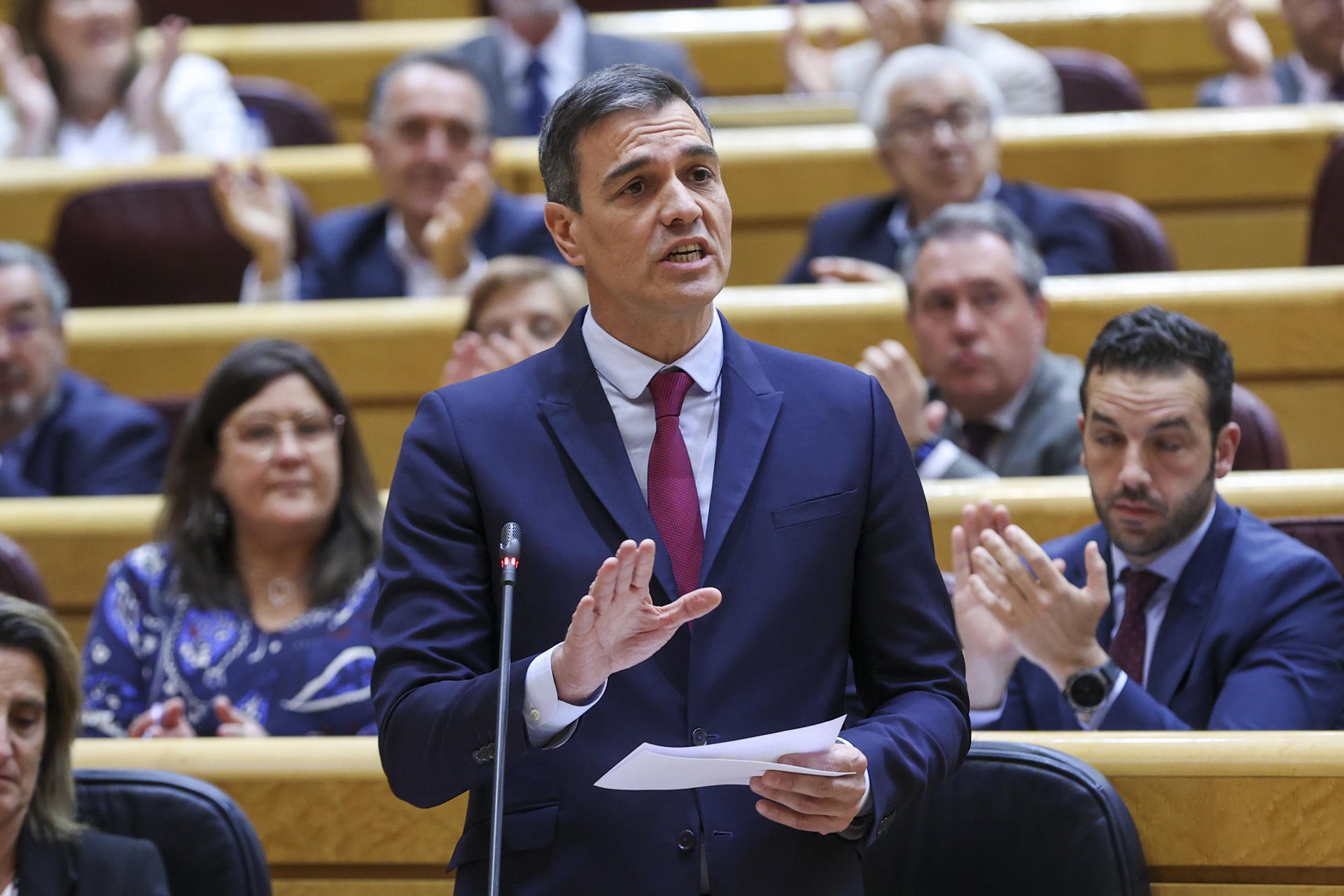 Sánchez equipara l’ús que Feijóo fa d'ETA amb la “infàmia” d’Aznar i l’11-M