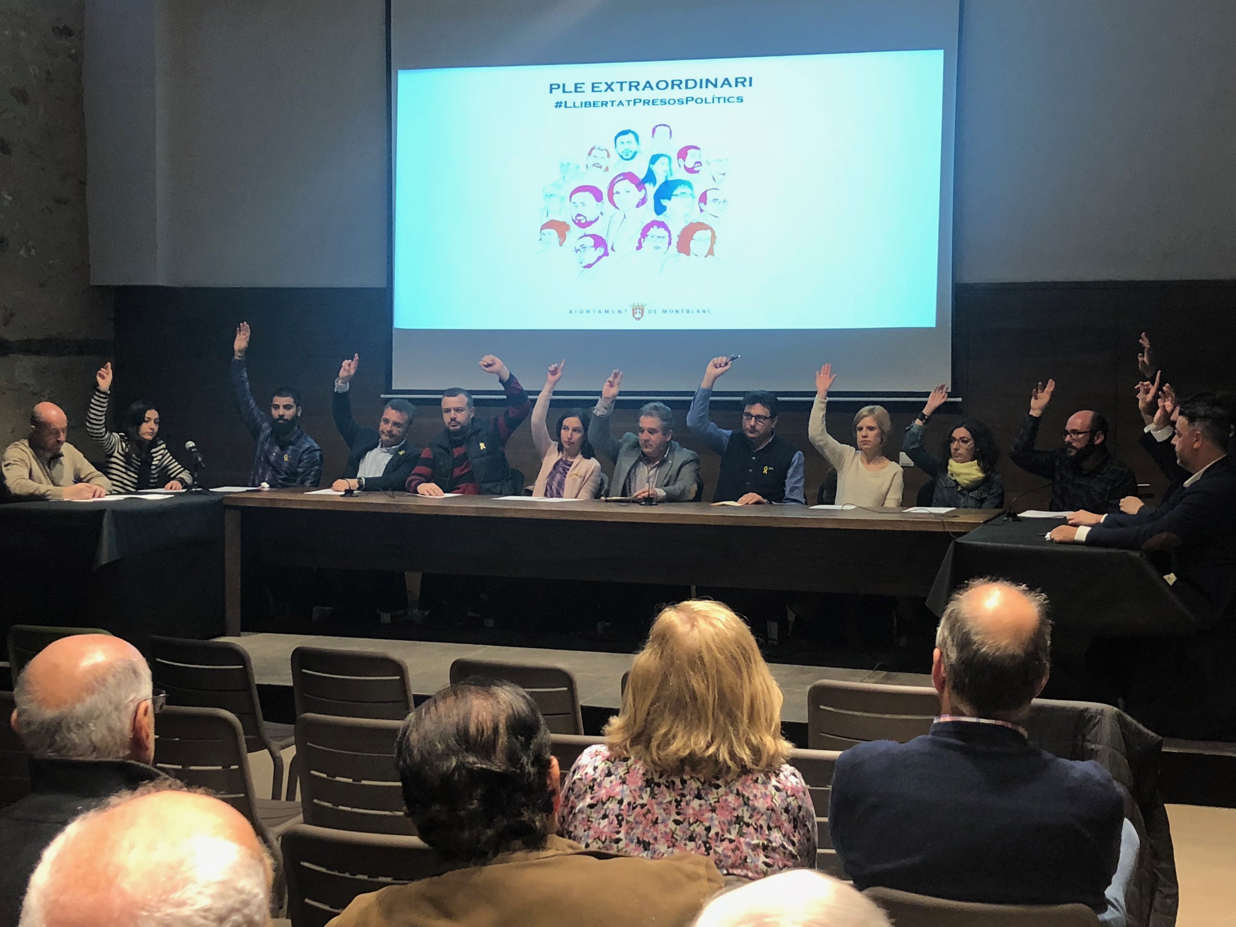 Montblanc trenca relacions amb el govern espanyol pels presos polítics