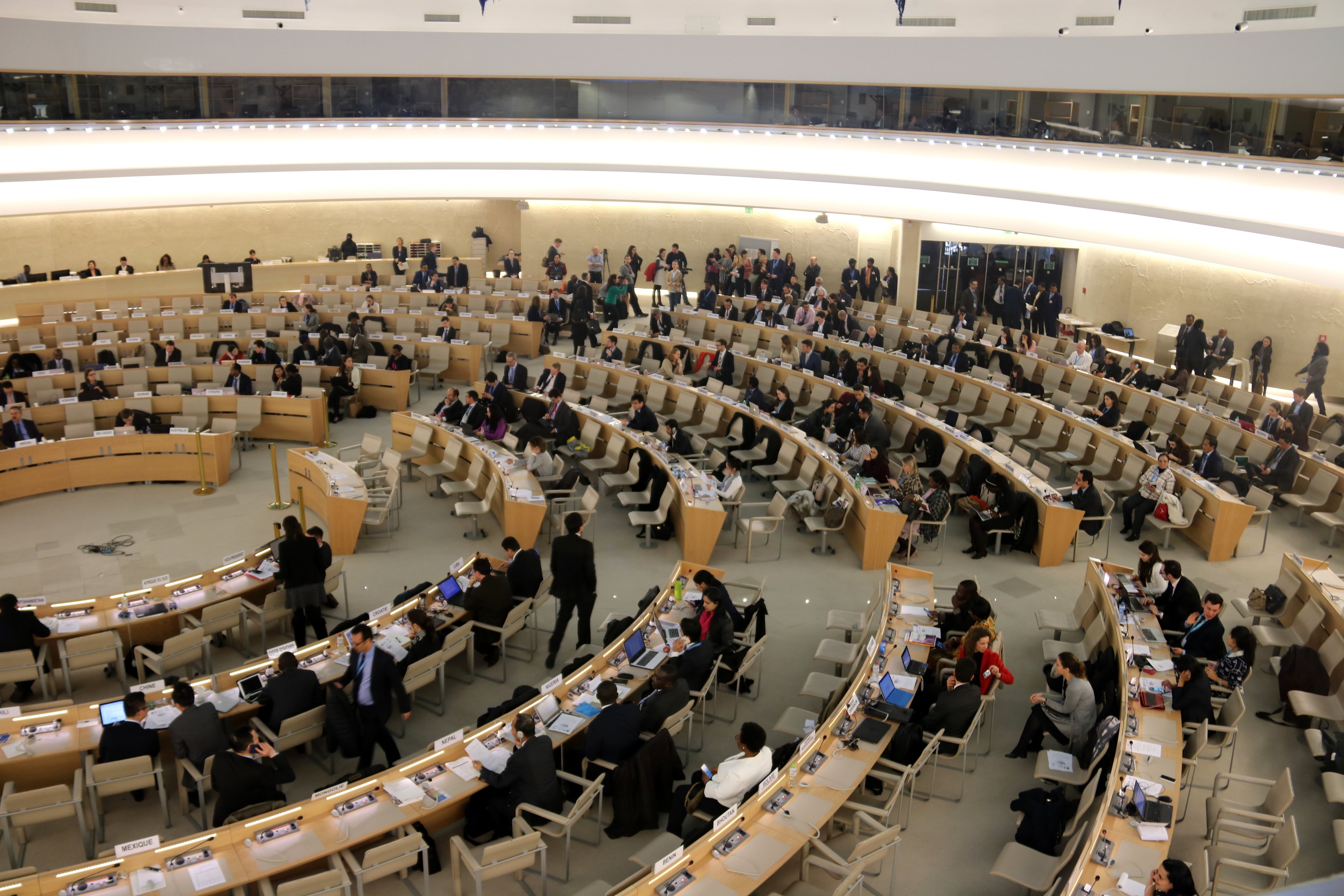 Los familiares de los presos y exiliados denuncian la justicia española en el pleno de la ONU