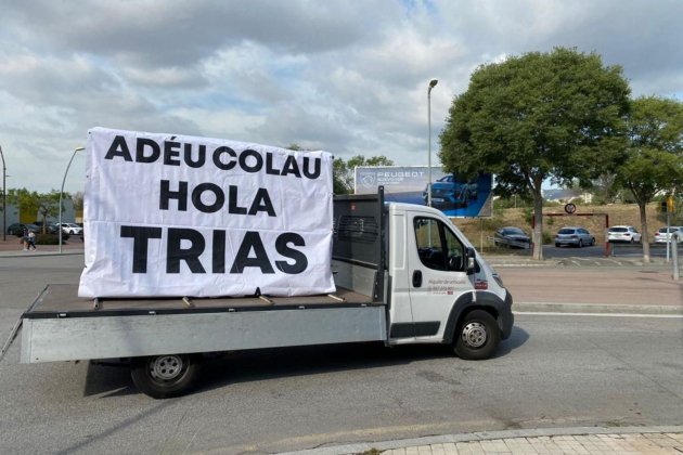 Furgoneta JNC Trias. Cedida Furgoneta JNC Trias. Cedida