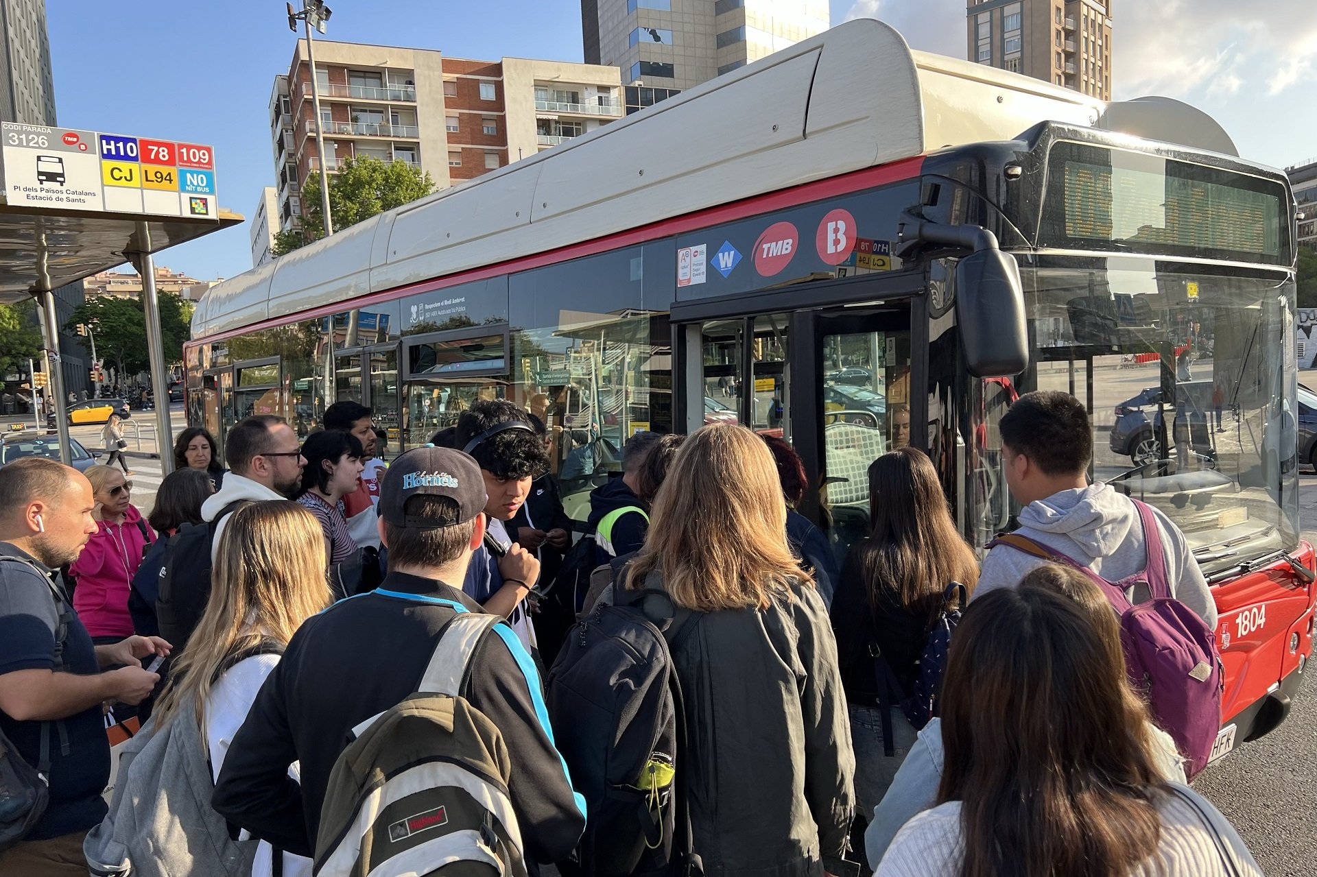 Alteraciones en el servicio de bus en Barcelona por la huelga de conductores