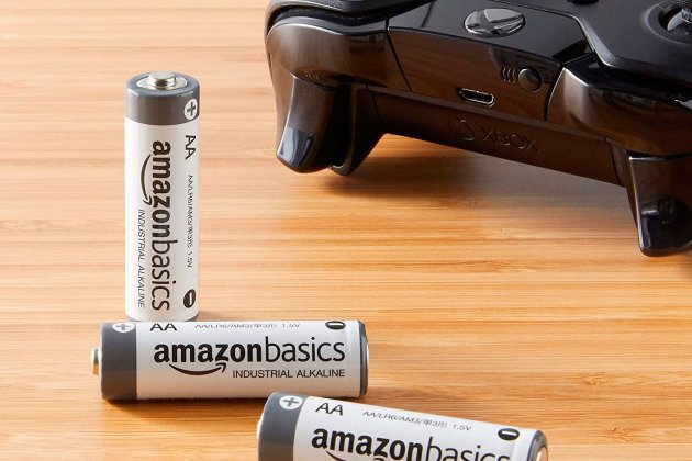 Pilas alcalinas AA Amazon Basics1