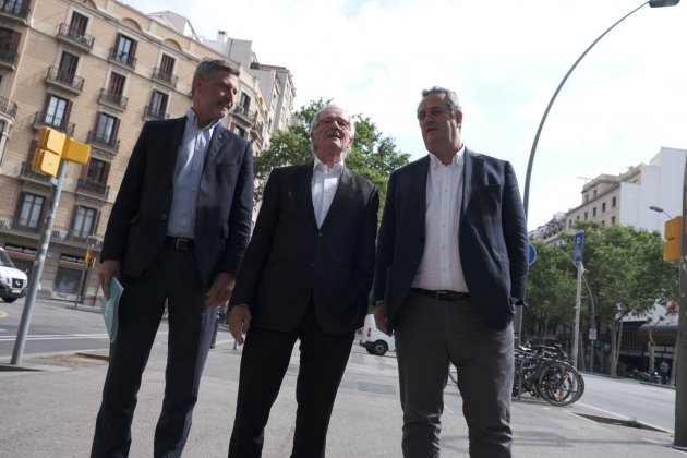 Jordi Martí Xavier Trias Quim Forn seguretat 18 maig 2023 Carlos Baglietto Jordi Martí Xavier Trias Quim Forn seguretat 18 maig 2023 Carlos Baglietto