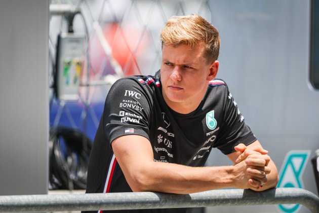 Mick Schumacher serio en el GP de Miami / Foto: Europa Press