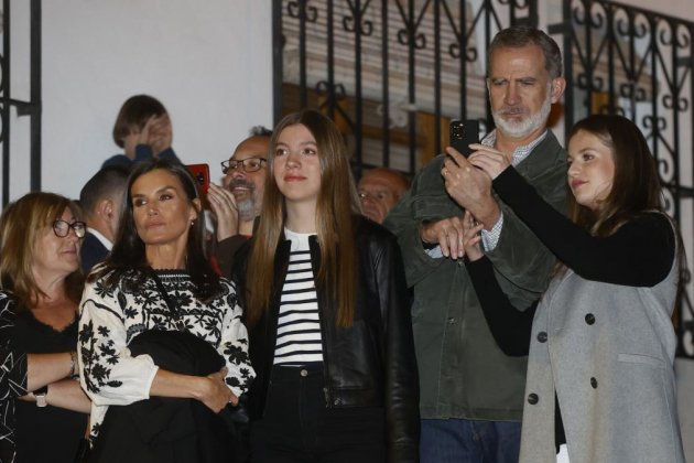 Leonor en Chinchón EFE