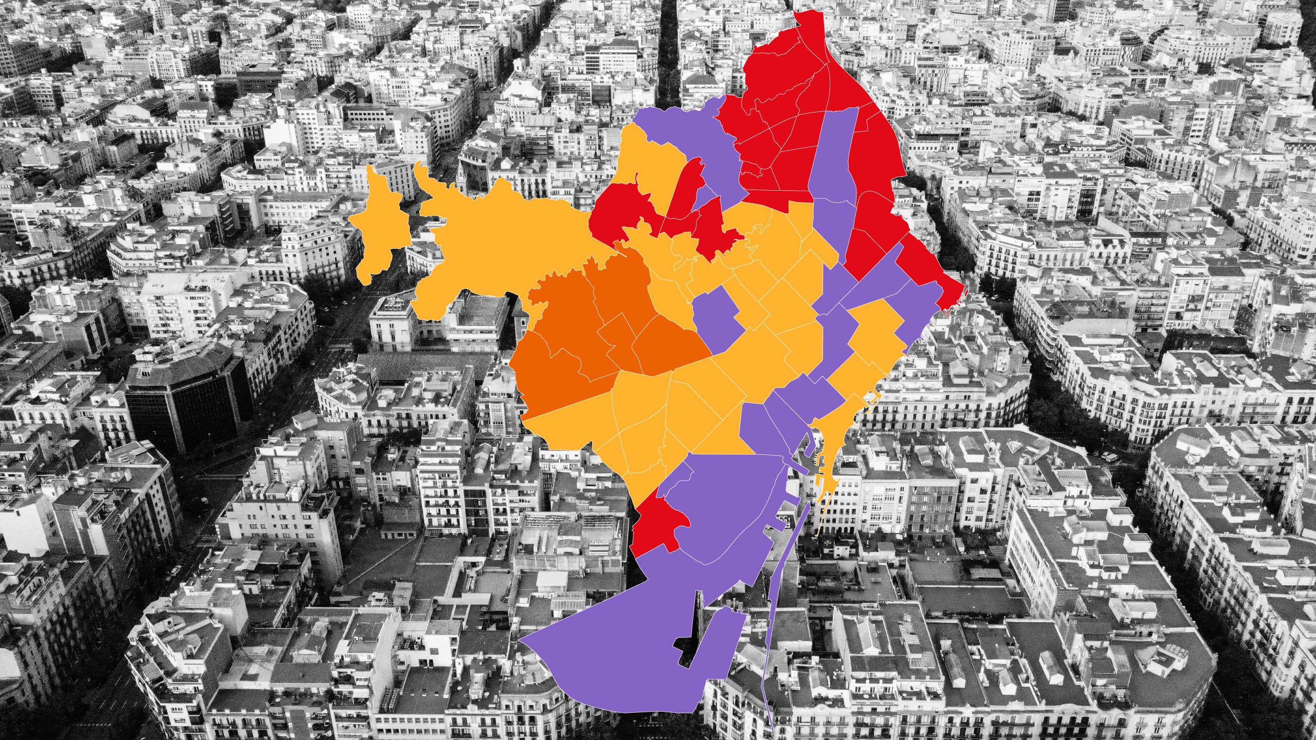 ¿Quién ganó en tu barrio en las elecciones municipales en Barcelona en 2019?