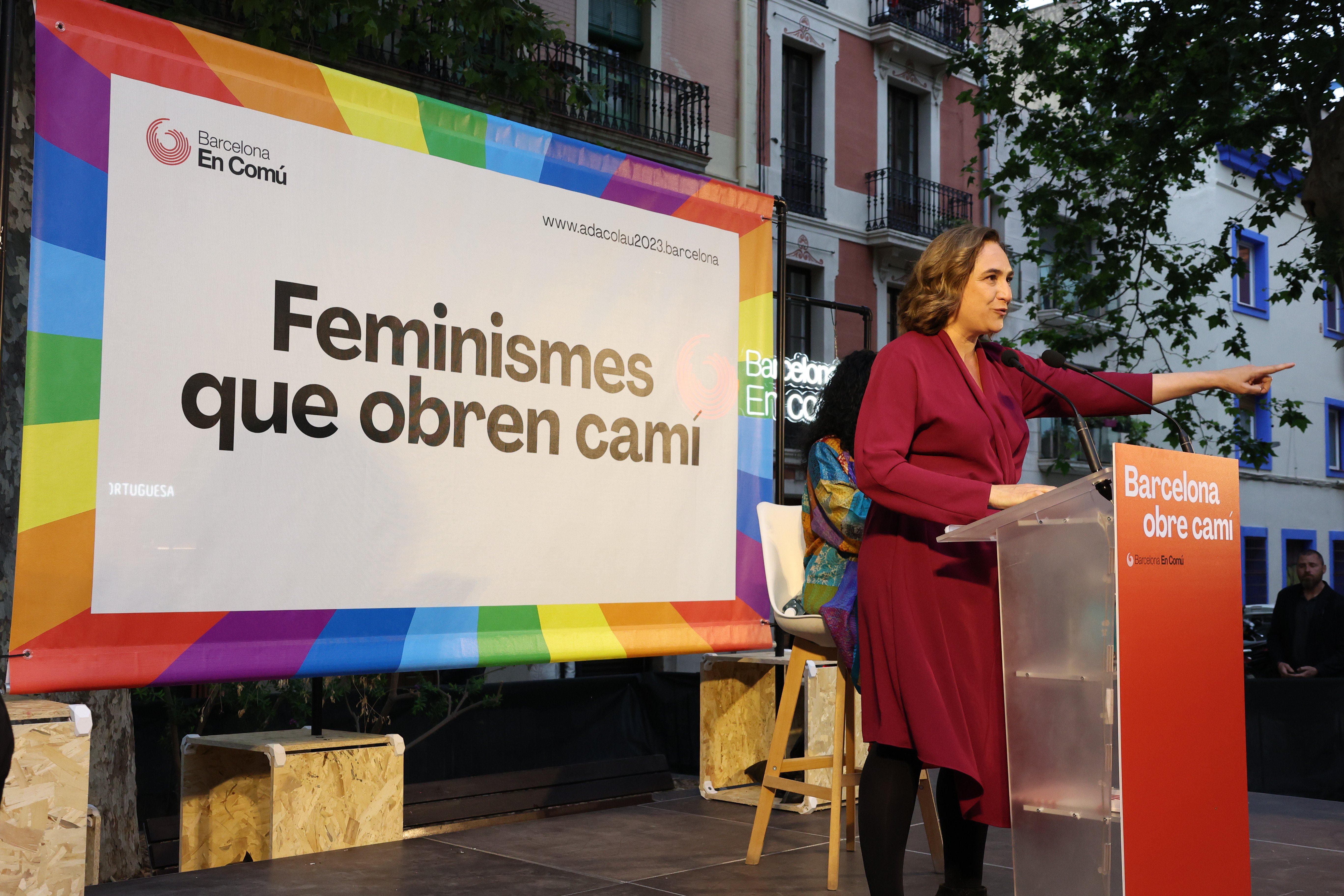 Ada Colau doubts that there's an alternative model to hers: "Trias only wants to turn back"
