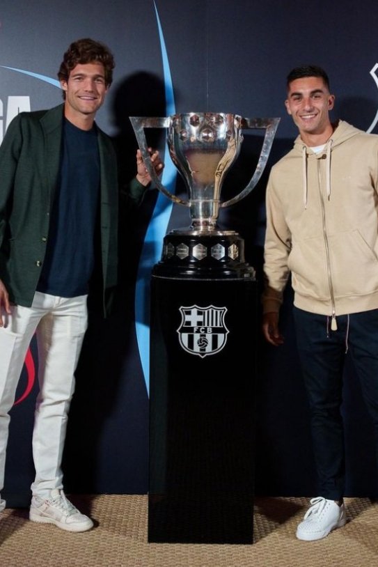 Marcos Alonso y Ferran Torres, FCB