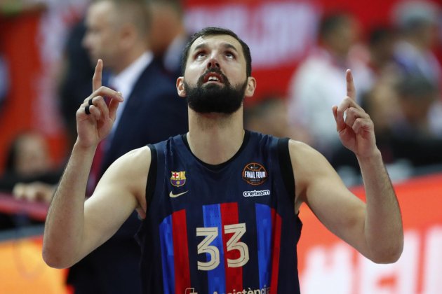Nikola Mirotic celebrando una canasta / Foto: EFE Nikola Mirotic celebrando una canasta / Foto: EFE