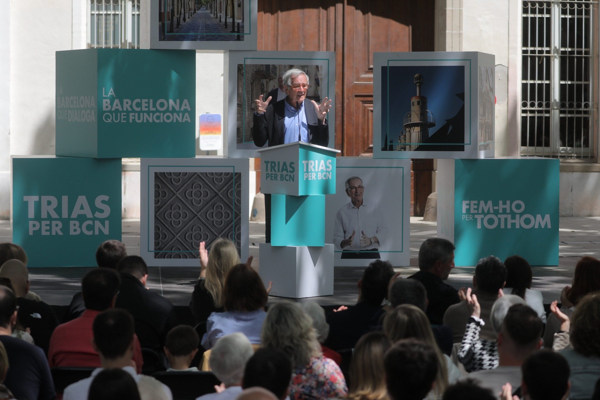 Xavier Trias acto parco de l'espanya industrial 20 mayo 2023 Eva Parey Xavier Trias acto parco de l'espanya industrial 20 mayo 2023 Eva Parey