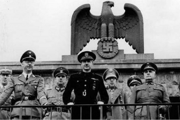 Himmler, Serrano Súñer y Hess en Berlin (1940). Fuente Archivo de El Nacional