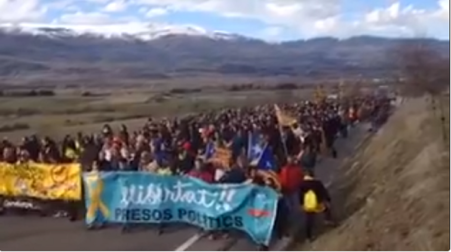 Manifestación del CDR en Das: "Llarena no es bienvenido"
