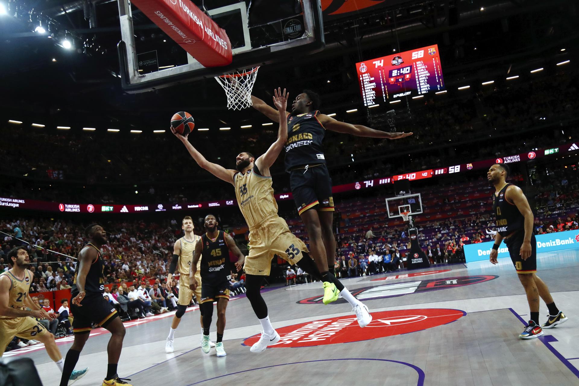 El Barça tampoc es consola contra el Mònaco i acaba quart a l'Eurolliga (78-66)