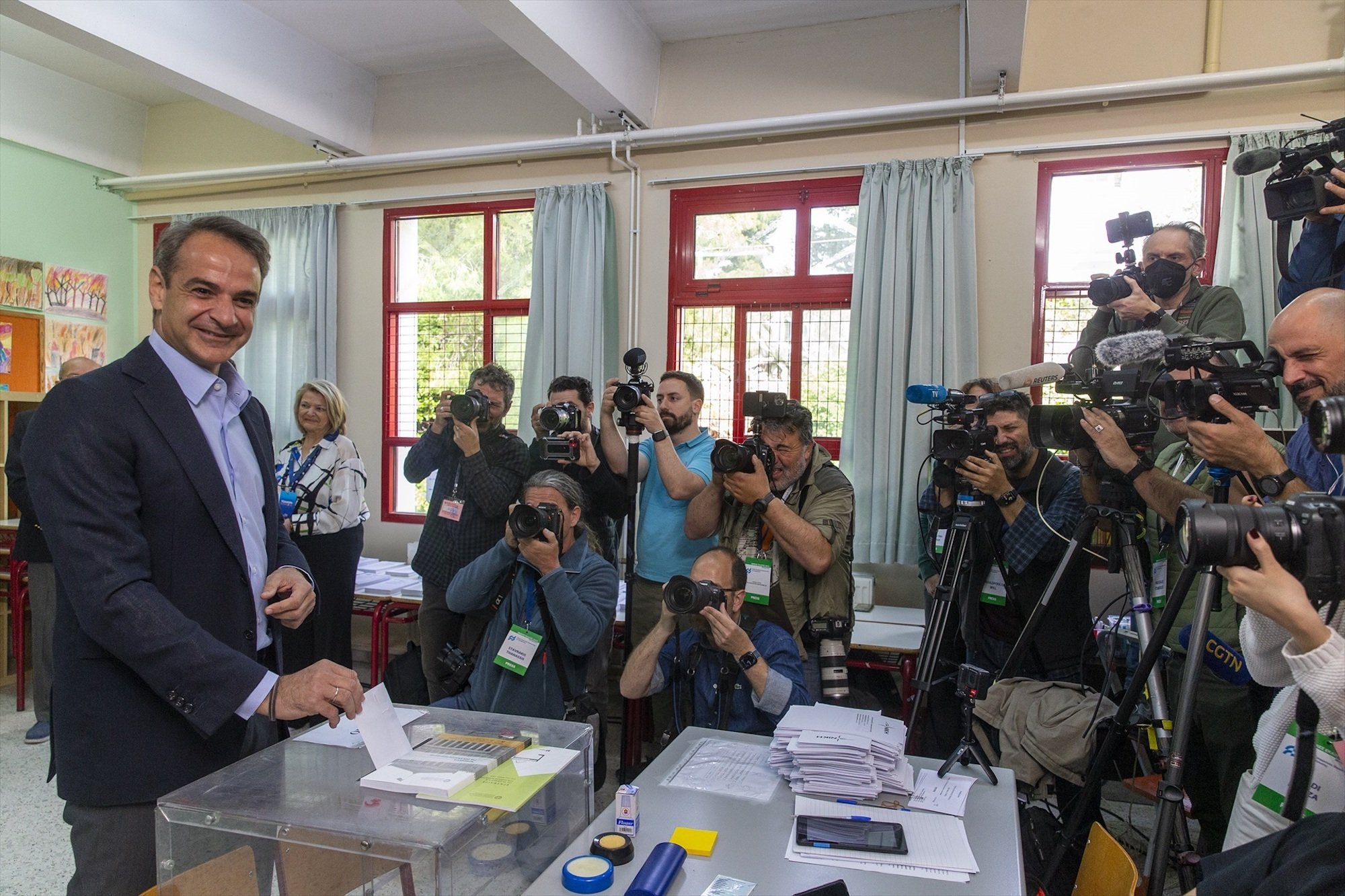 El conservador Kyriakos Mitsotakis gana las elecciones griegas, según los sondeos