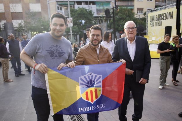  Acto campaña ERC Poblesec Aragonès y Maragall / Foto: Montse Giralt