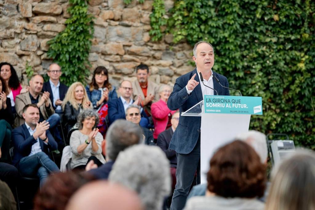 Turull ve "el riesgo" de que haya un tripartito en Girona y estalla contra el PSC: "Quieren súbditos"