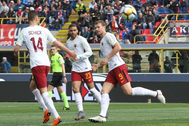 Dzeko Roma Bologna EFE