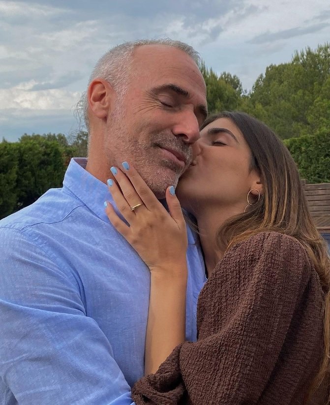 Àlex Corretja y su hija Carla IG