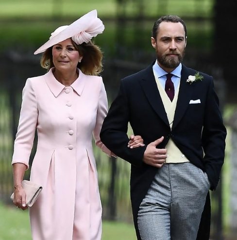 Carole Middleton i el seu fill James, germà de Kate GTRES