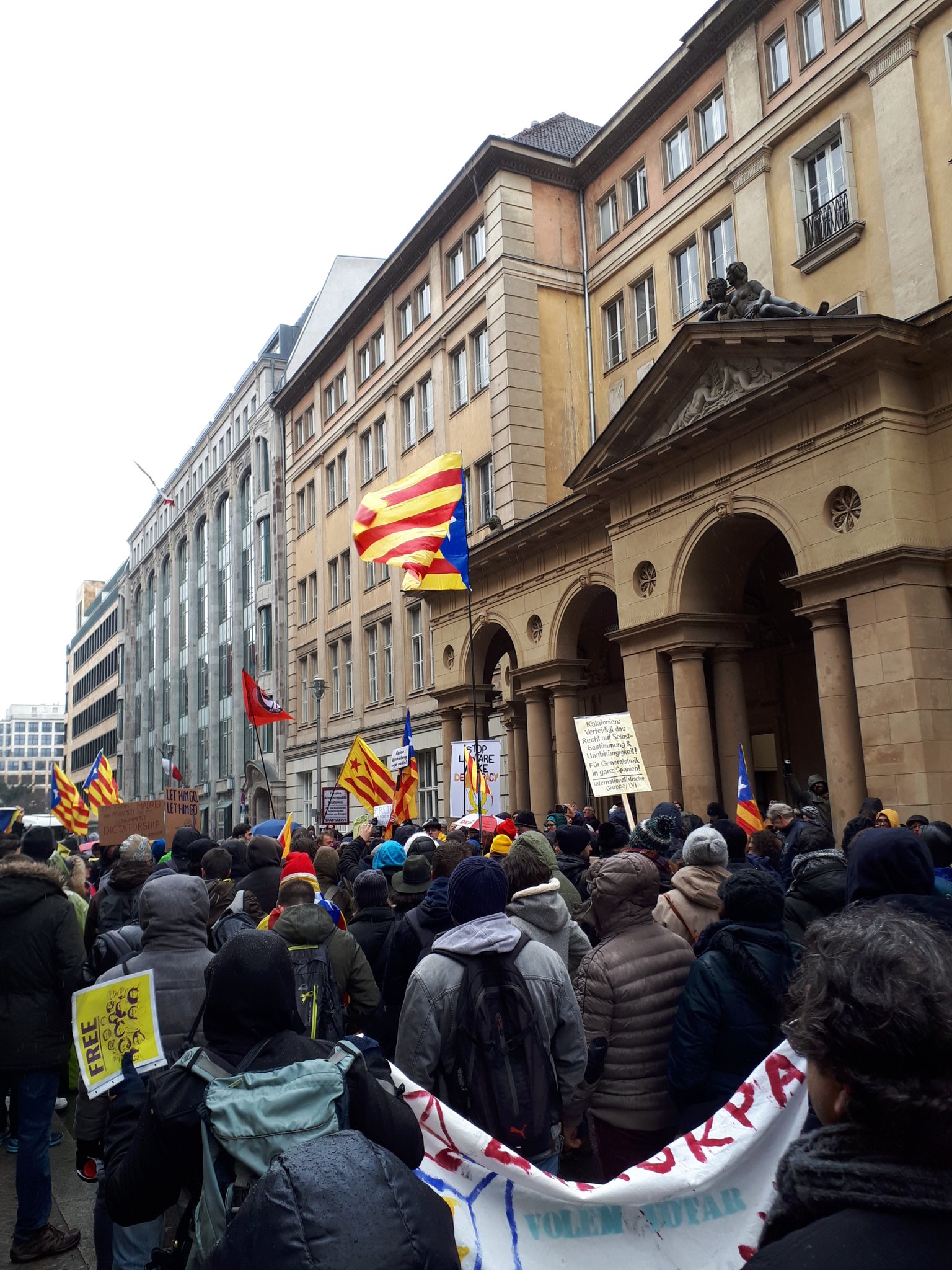 Eco en Alemania de la manifestación procatalana