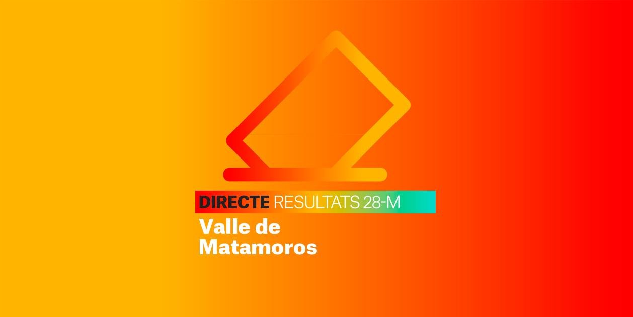 Resultats Eleccions Valle de Matamoros | Escrutini de les Municipals 2023