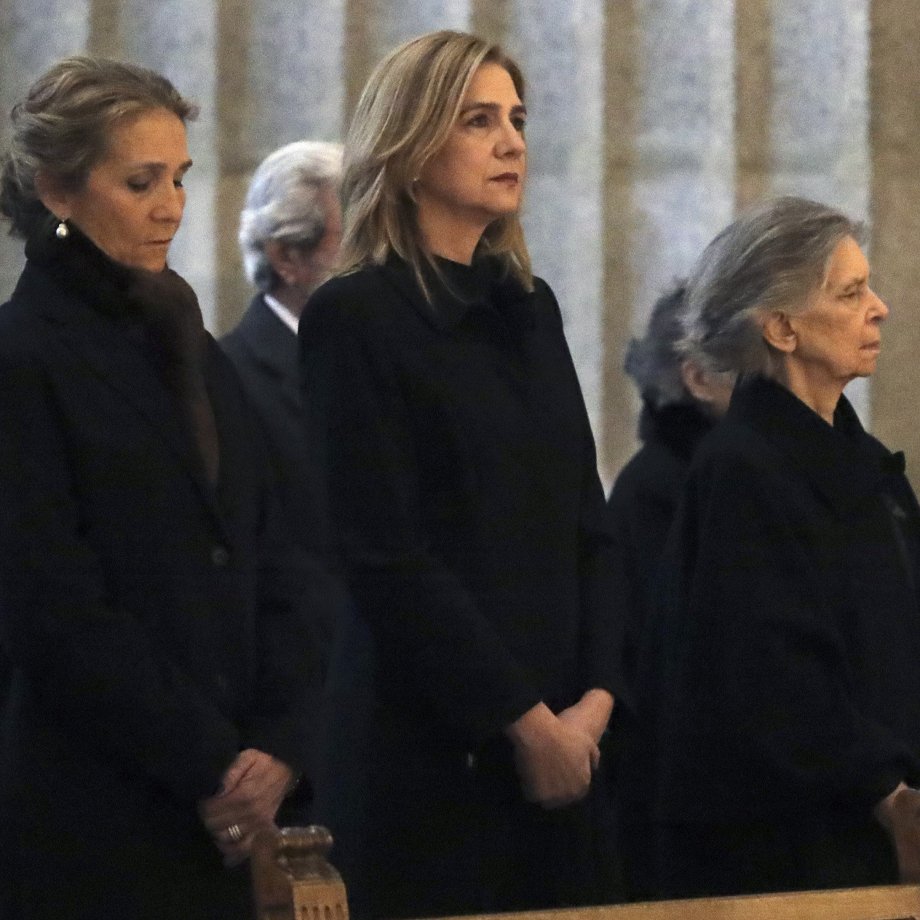 infantas elena y cristina funeral EFE