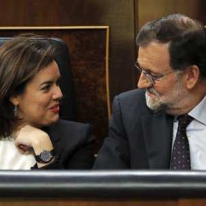 Soraya Saenz de Santamaria-Mariano Rajoy-PP-efe Soraya Saenz de Santamaria-Mariano Rajoy-PP-efe