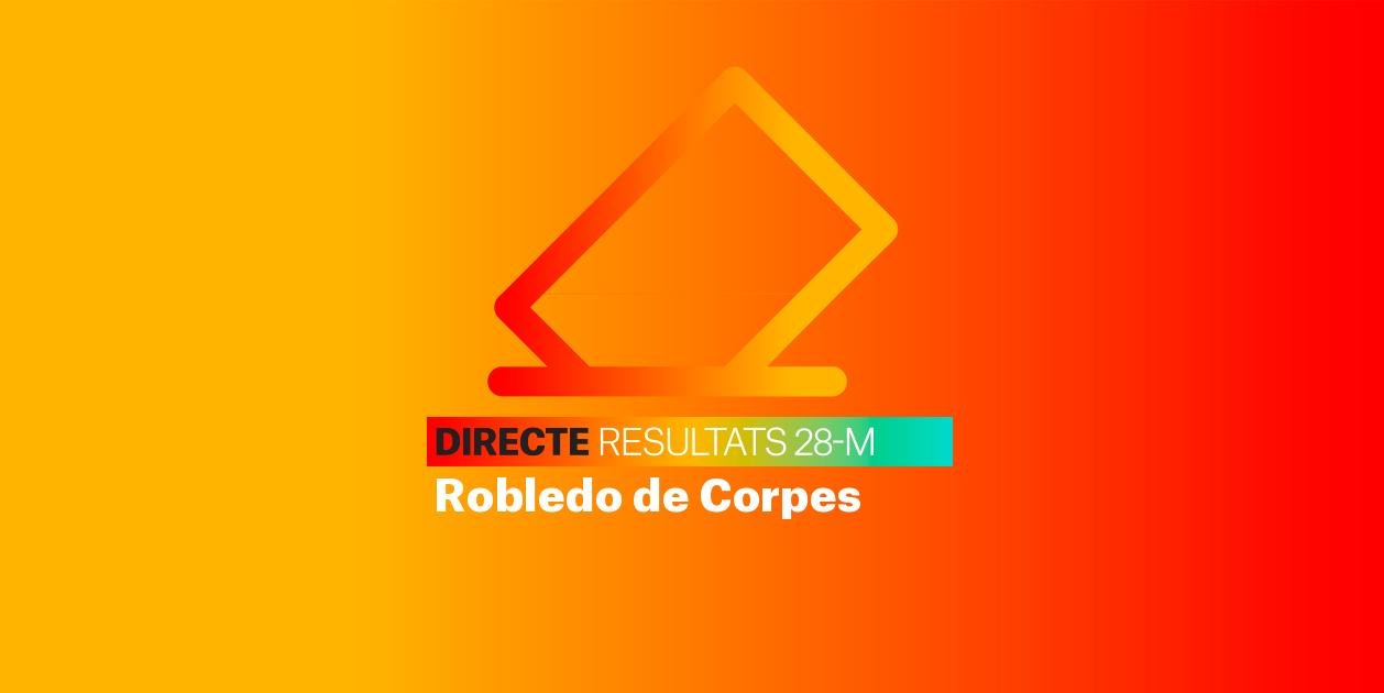 Resultats Eleccions Robledo de Corpes | Escrutini de les Municipals 2023