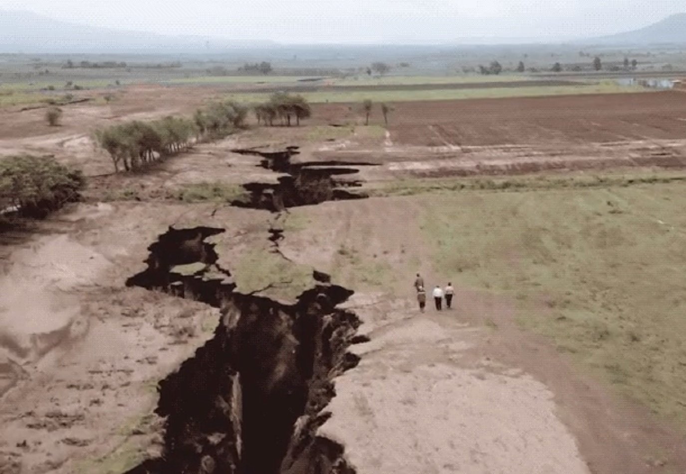 La grieta de Kenia que amenaza partir África en dos