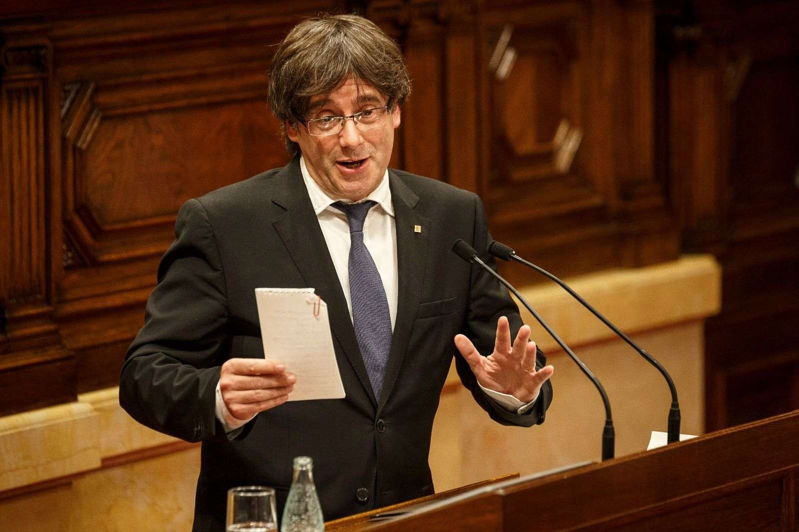 Puigdemont: “Sap qui se m’ha aparegut quan ha parlat de vagància? Rajoy”