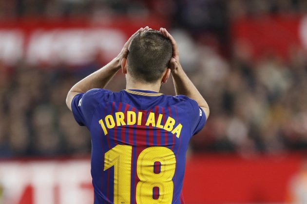 Jordi Alba Barça Sevilla   EFE