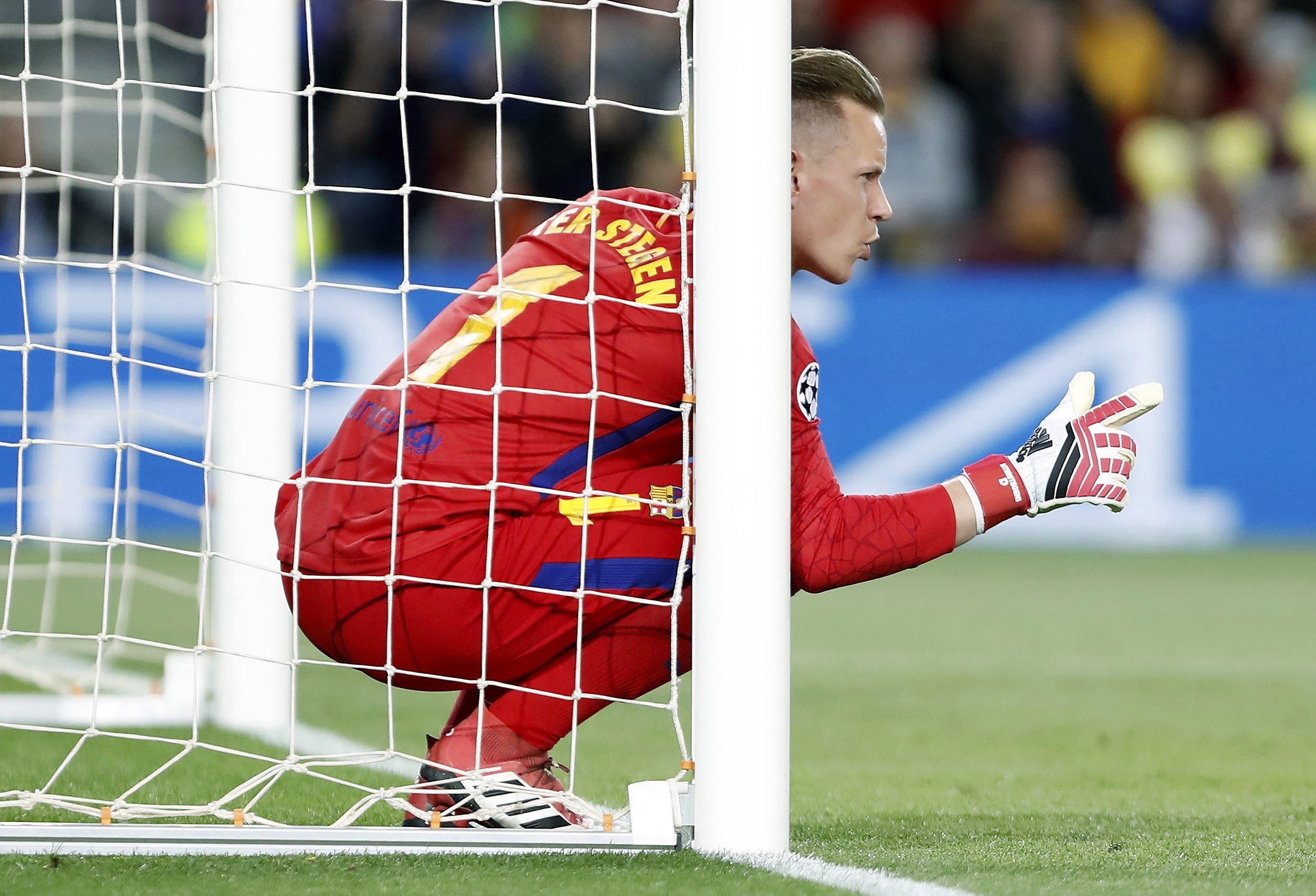 Ter Stegen admet que va tenir un peu fora del Barça