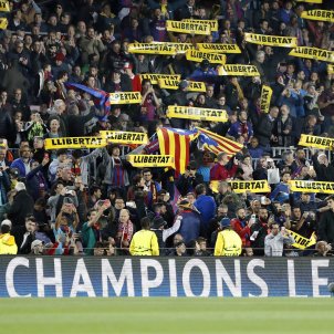 Llibertat presos politics Camp Nou Champions Barça Roma   EFE