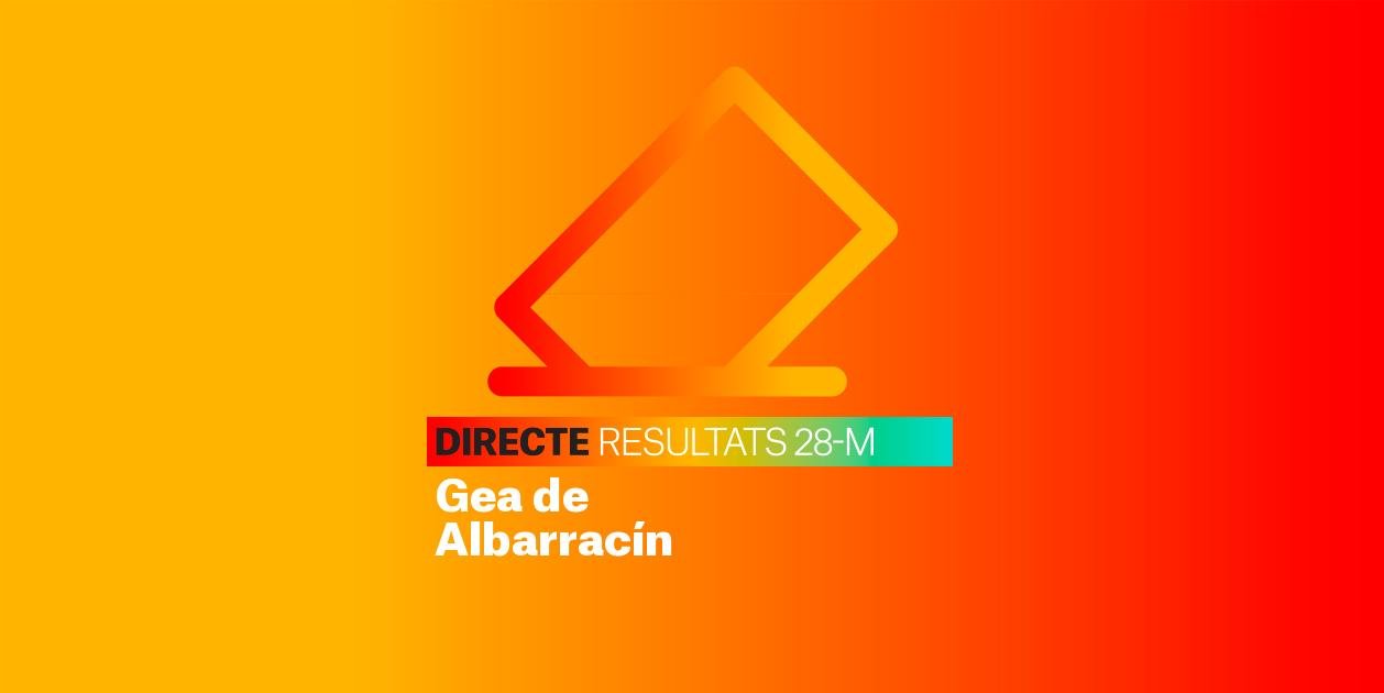 Resultats Eleccions Gea de Albarracín | Escrutini de les Municipals 2023