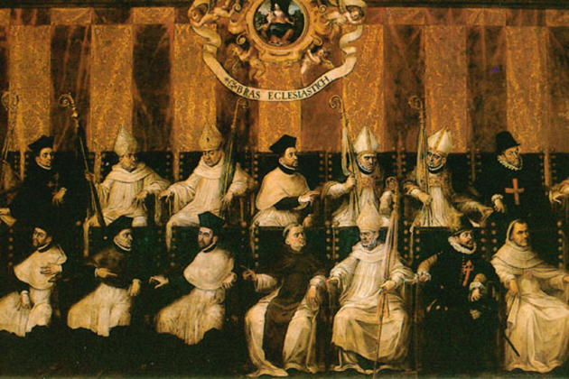 Jaime I convertía Valencia en una entidad política propia. Estamento eclesiástico de las Corts. Font Wikimedia