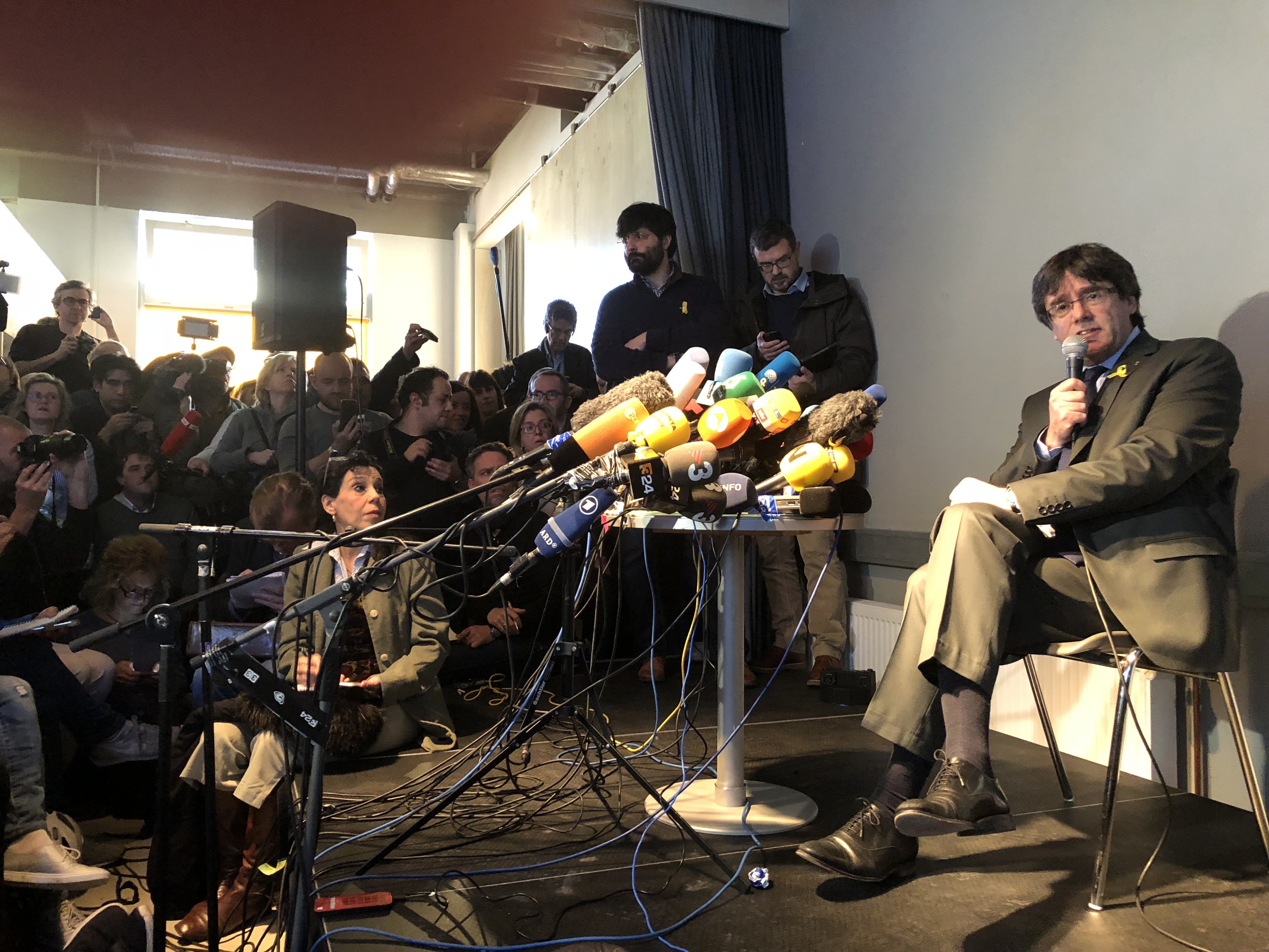 Puigdemont explica el moment de la seva detenció