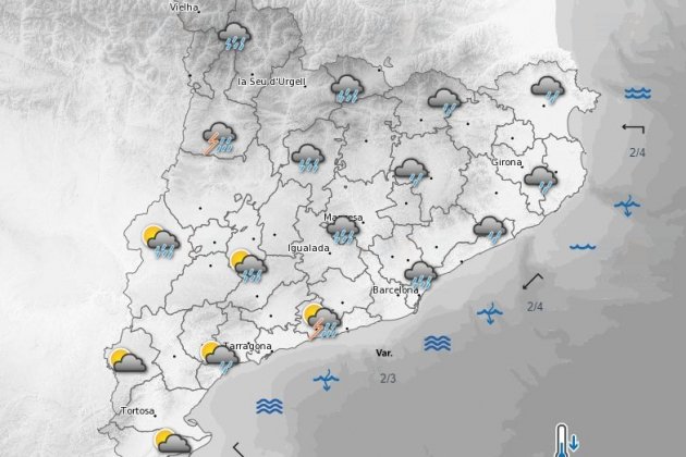 tiempo catalunya 8 abril