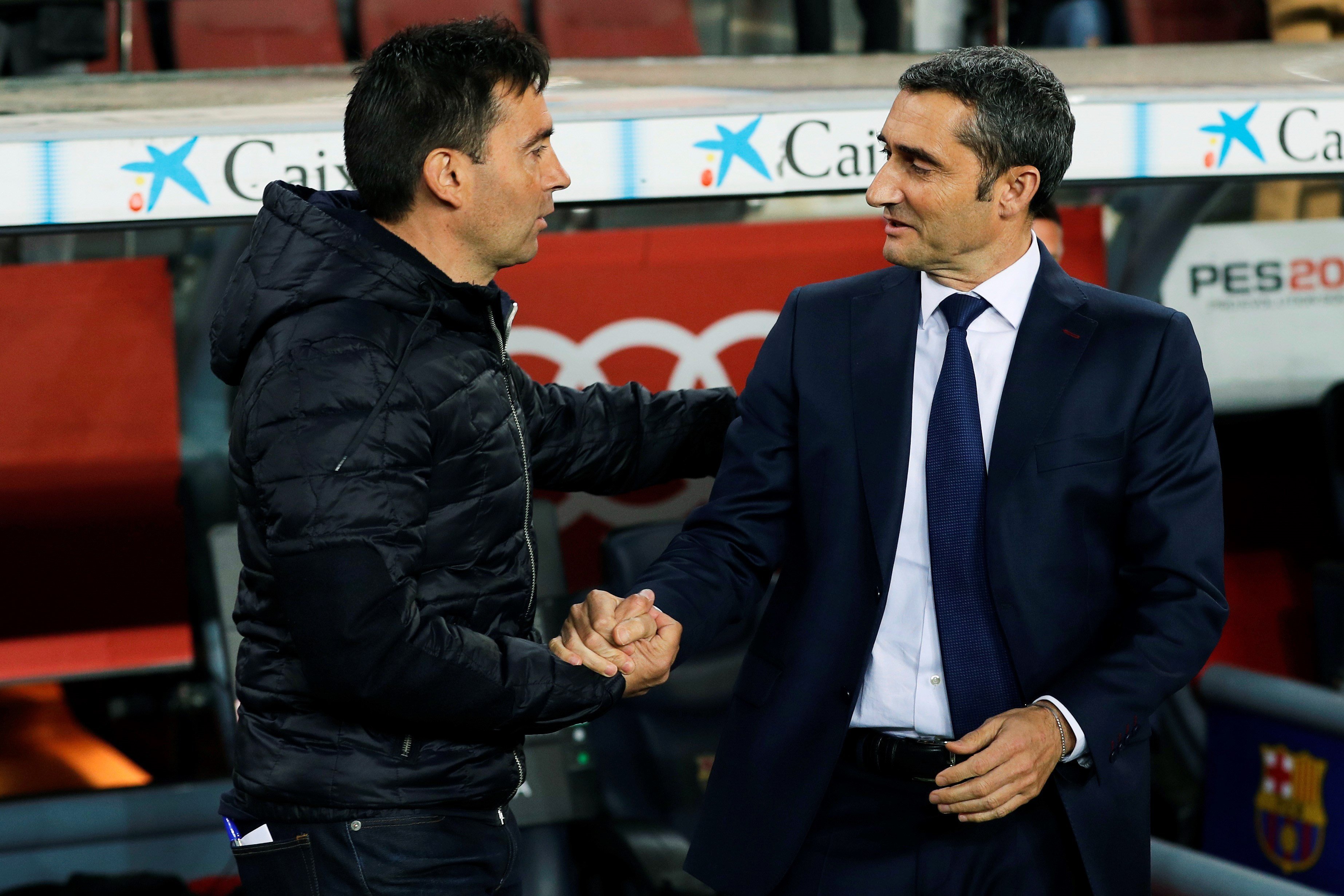 Valverde: "El récord es compartido con Luis Enrique y es del Barça"