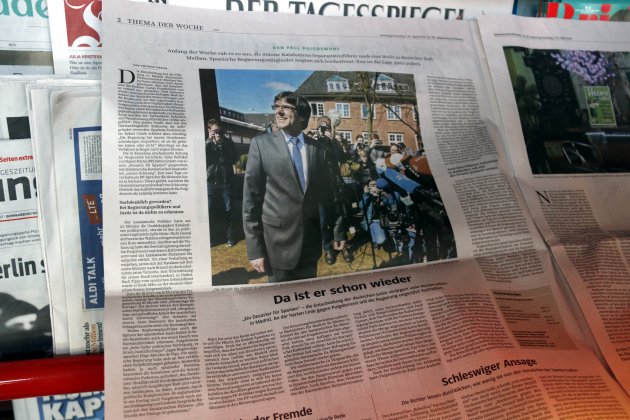 Süddeutsche Zeitung diarios alemanes puigdemont